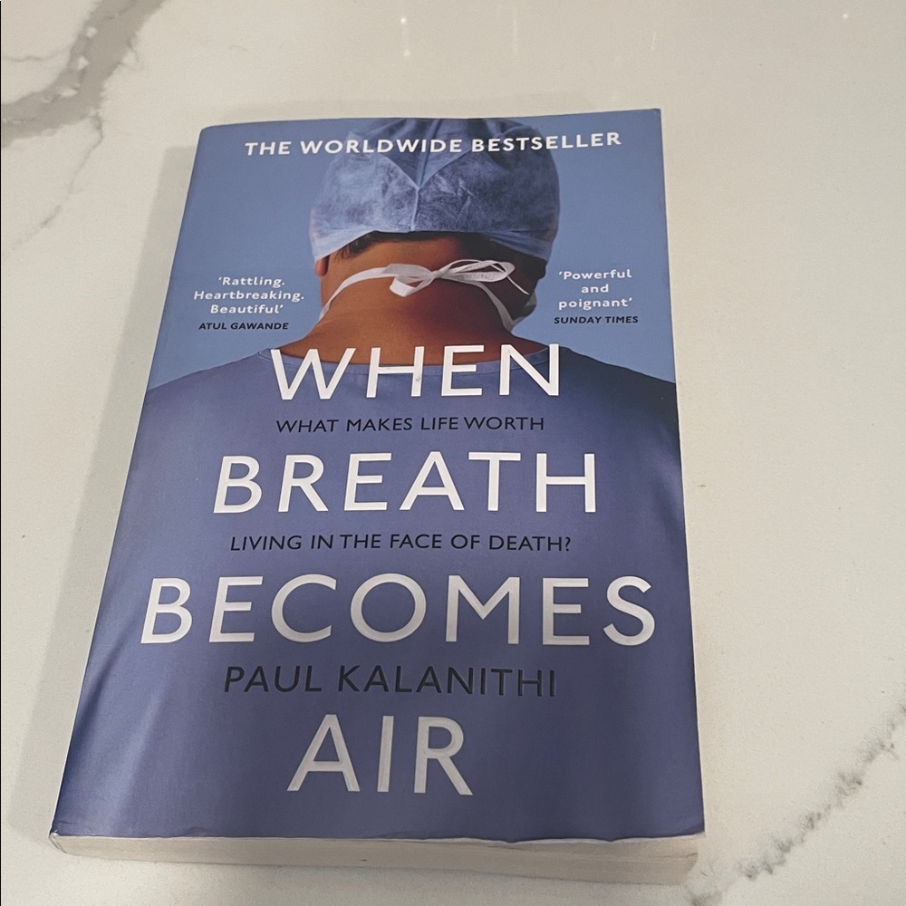 When Breath Becomes Air Paperback Book Neurosurgeon Meaningful Life Best Seller